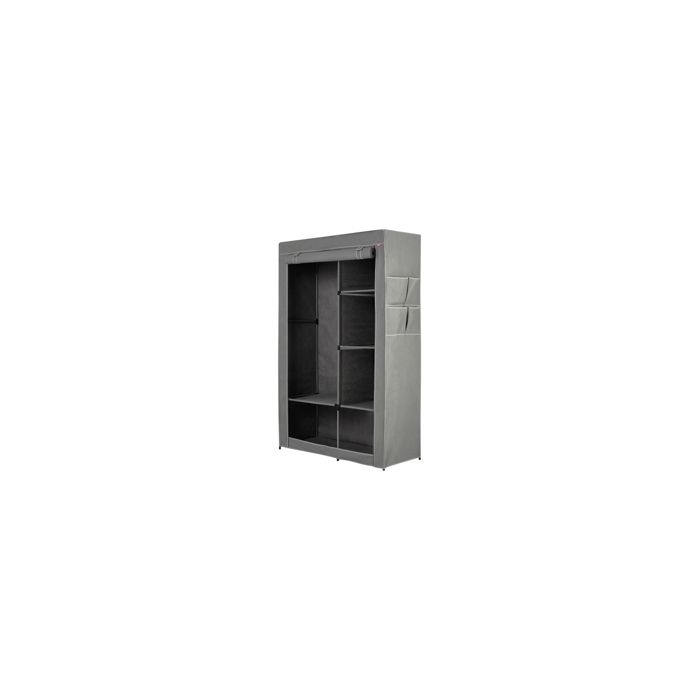 Armoire Penderie Avec 6 étagères 105x45x161cm - Rayen