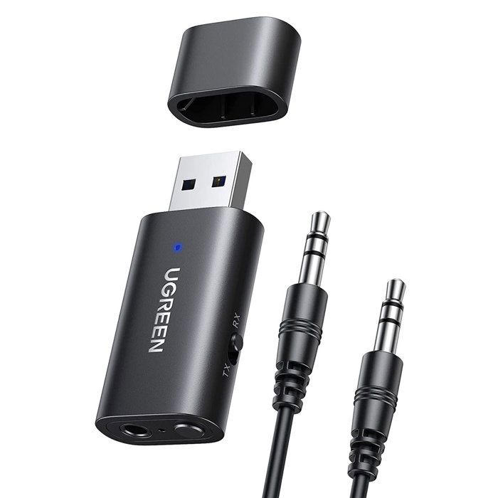 Émetteur et récepteur audio 2-en-1 - UGREEN - CM523 - Bluetooth 5.1 - Mini-jack 35 mm - Portée 10 m