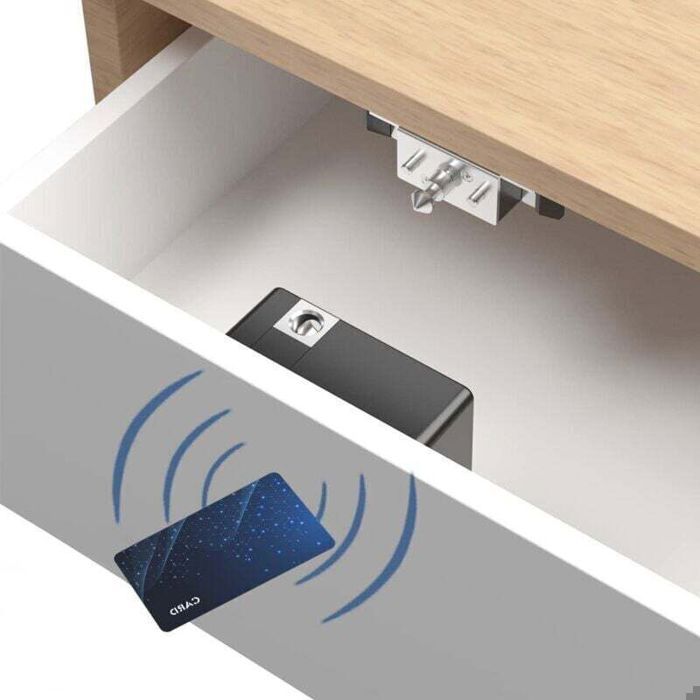 Serrure de meubles serrure de garde - robe électronique cachée DIY pour armoire en bois casier tiroir serrure de garde - robe