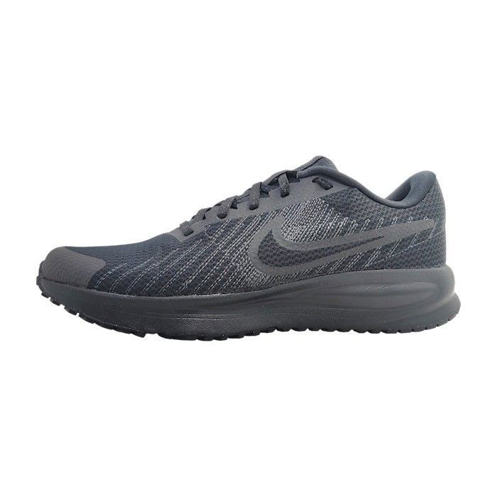Hommes Nike chaussure à lacets sportive Run Defy Textile Lacets Plat - Noir 002