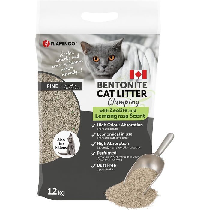 Litière chat zéolithe verte 12 kg 10 semaines origine Canada neutralise odeurs douce pour pattes adaptée chatons Litière chat zéolithe verte 12 kg 10 semaines origine Canada neutralise odeurs douce pour pattes adaptée chatons