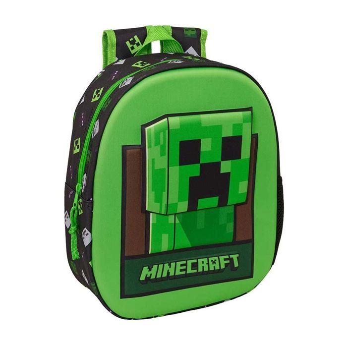 Sac à dos Minecraft Creeper 3D