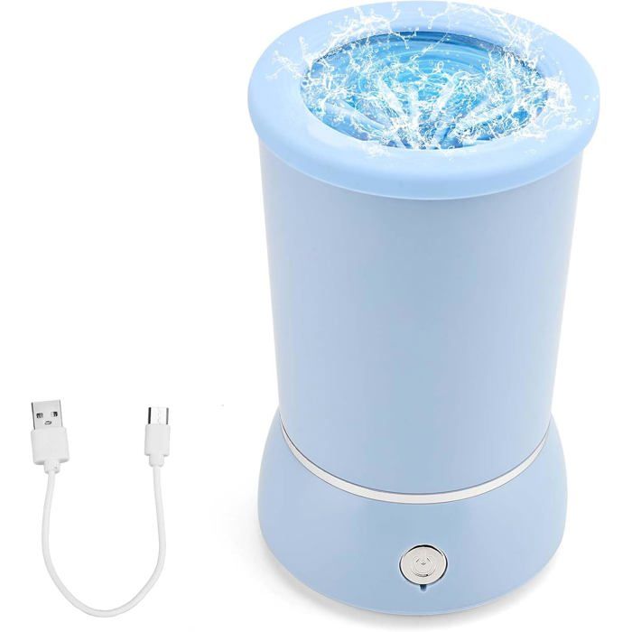 Nettoyeur pour chiens lave-chiens électrique portable rechargeable en silicone aux chiens de petite moyenne et grande taille.