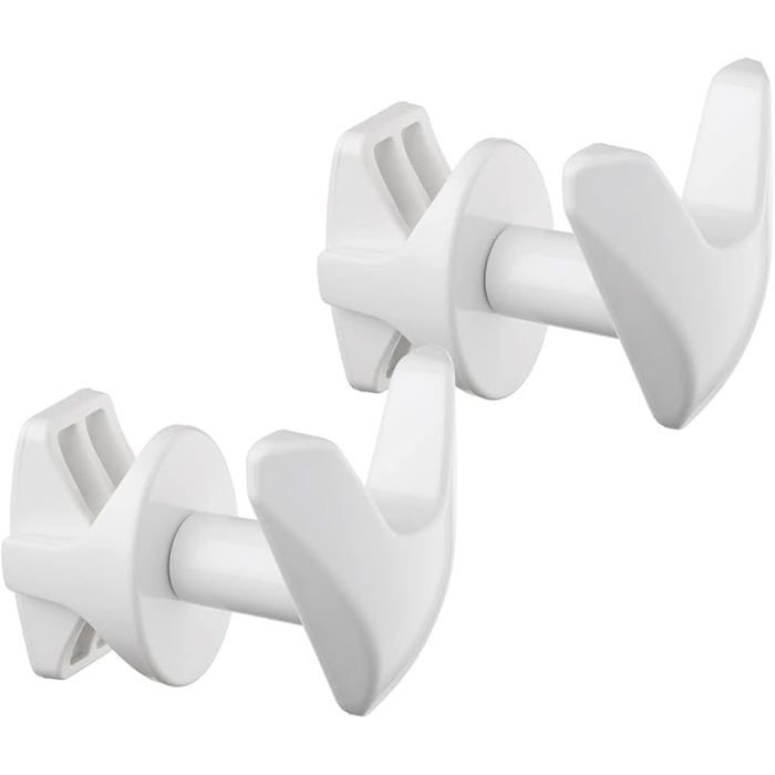 Paire de porte serviettes Handy VIP sans trous pour tubes ronds visses au radiateur sèche serviettes sans perçage Bnc