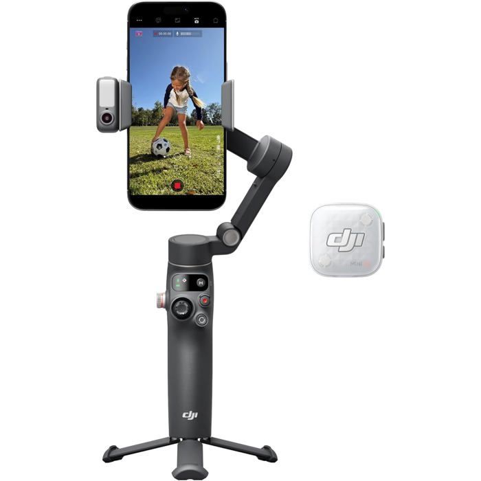 Bundle Créateur DJI Osmo Mobile 8 émetteur DJI Mic Mini 2S