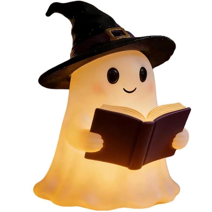 Lampe de lecture fantôme décoration dHalloween petite lampe de chevet pour la maison la chambre denfant le salon