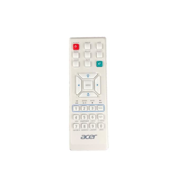 Leankle Telecomando RC-FB202-520 per Acer Proiettori H6510BD, P1120, P1220, P1320W, P1340W, P1340WG, P1341W, P1500, S1110, S1210, S1210Hn, S1213, S1213Hn, S1310W, S1310WHn, S1313W, S1313WHn
