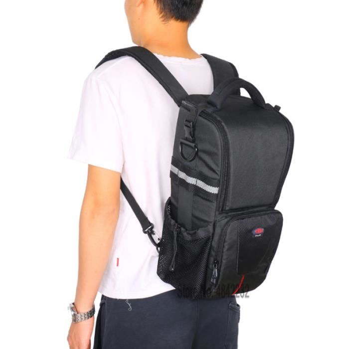Noir - Sac à dos pour appareil photo DSLR, étui étanche pour objectif téléobjectif, Tamron Sigma 150 600mm, N