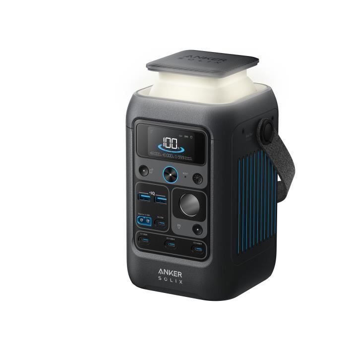 Anker SOLIX C300X DC Batterie avec bandoulière 90 000 mAh (288 Wh) DC 300W Station électrique portable