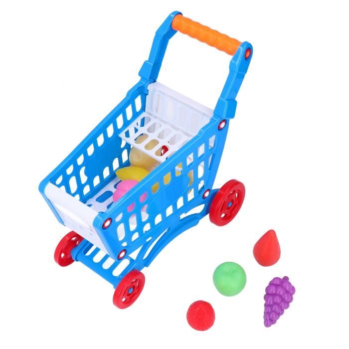 Chariot de courses jouet pour enfants, caddie de courses, jouets