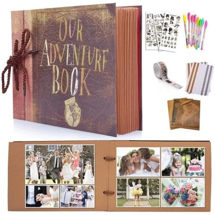 Album Photo Scrapbook Our Adventure Book Album Scrapbooking A Decorer Livre D Or Washi Tape Diy Handmade Photo Album Enfant A199 Cdiscount Beaux Arts Et Loisirs Creatifs