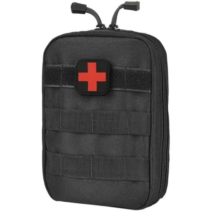 Patch Croix-Rouge Tactique Brodé - Décor Militaro-Médical Pour Sac IFAK, Uniforme Et Équipement Rescue