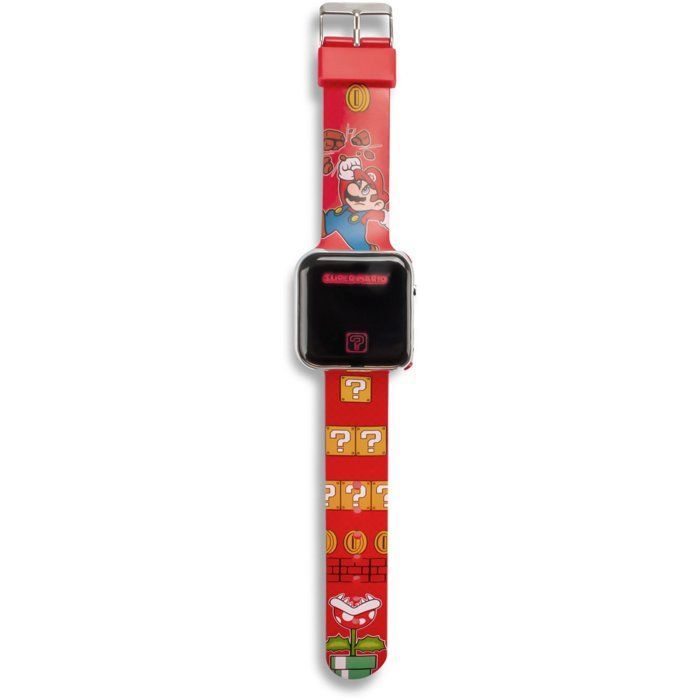 Montre LED - KIDS LICENSING - Super Mario - Dès 4 ans - Rouge