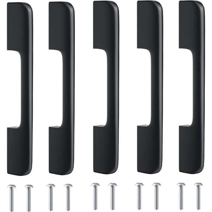 2 Poignées Noires Pour Armoires Poignées Modernes Pour Tiroir