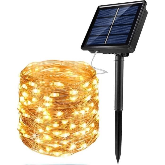 Guirlande Lumineuse LED En Fil De Cuivre étanche - 9 M, 8 Modes, Télécommande - Décoration Noël, Mariage, Fête, Maison - Éclairage Scintillant Doux