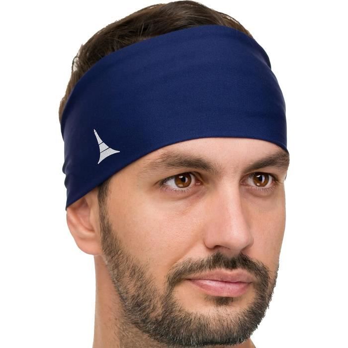 Bandeau Sport Anti-transpiration Homme/femme – Tissu Polyester/élasthanne, 18x6 Cm | Pour Tennis, Running, Gym, Basket