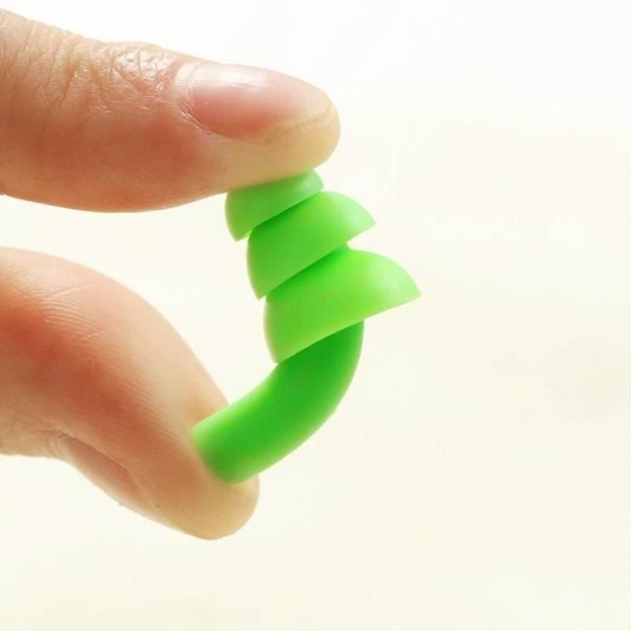 Bouchons D'Oreille Silicone -45dB Pour Dormir | Confortables Et Anti-Bruit (Violet - 8 Embouts)
