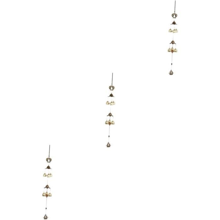 ZUNOXAZ 20 Pièces Clochettes De Noël Métalliques Décorations Suspendues