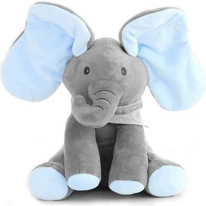 Peluche Elephant Musique Electrique Elephant Cache Cache Jouet Jouet Pour Bebe Cdiscount Maison