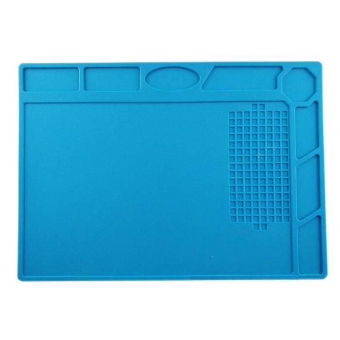 Gros pour fer à souder BGA soudure matelas e caoutchouc haute température Tapis de sol anti-statique et silicone résistant à la chaleur réparation de téléphone et dordinateur 