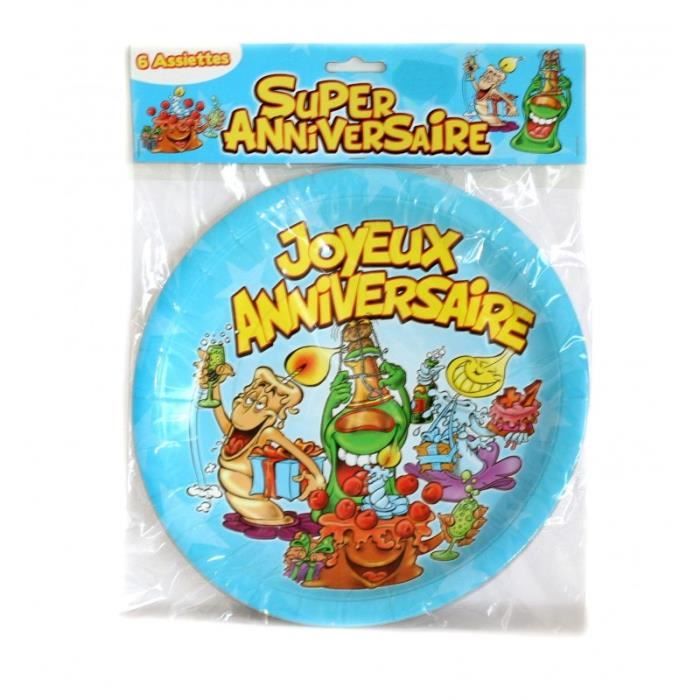 Sachet 6 Assiettes Anniversaire Achat Vente Assiette Jetable Bientot Le Black Friday Cdiscount Sachet 6 Assiettes Anniversaire Achat Vente Assiette Jetable Bientot Le Black Friday Cdiscount