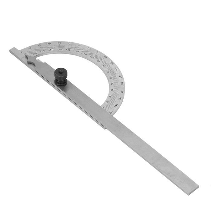 Règle de recherche d'angle, règle de rapporteur, acier inoxydable pour