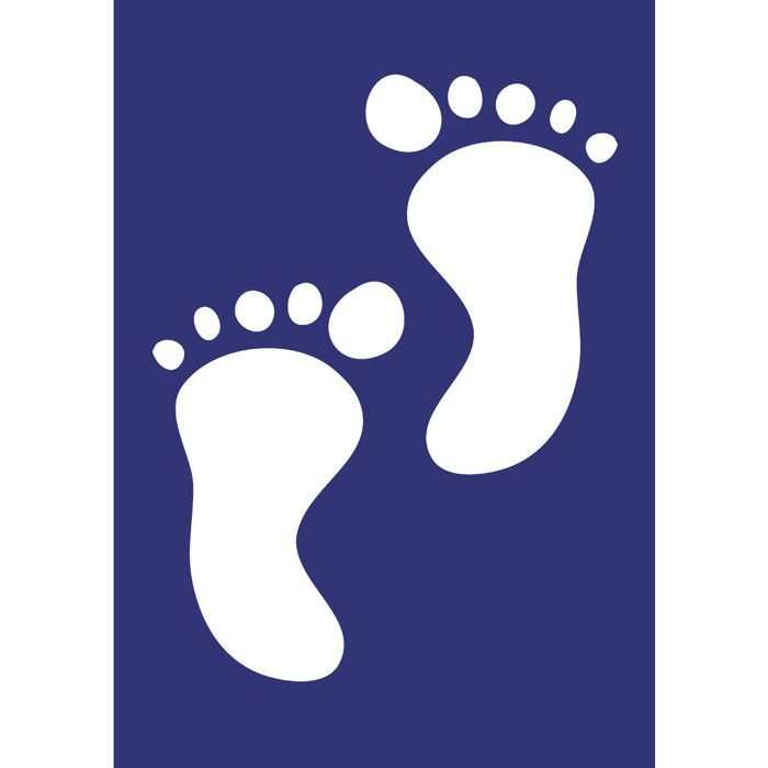 Pochoir Petits Pieds De Bebe A5 Pochoir S Cdiscount Beaux Arts Et Loisirs Creatifs