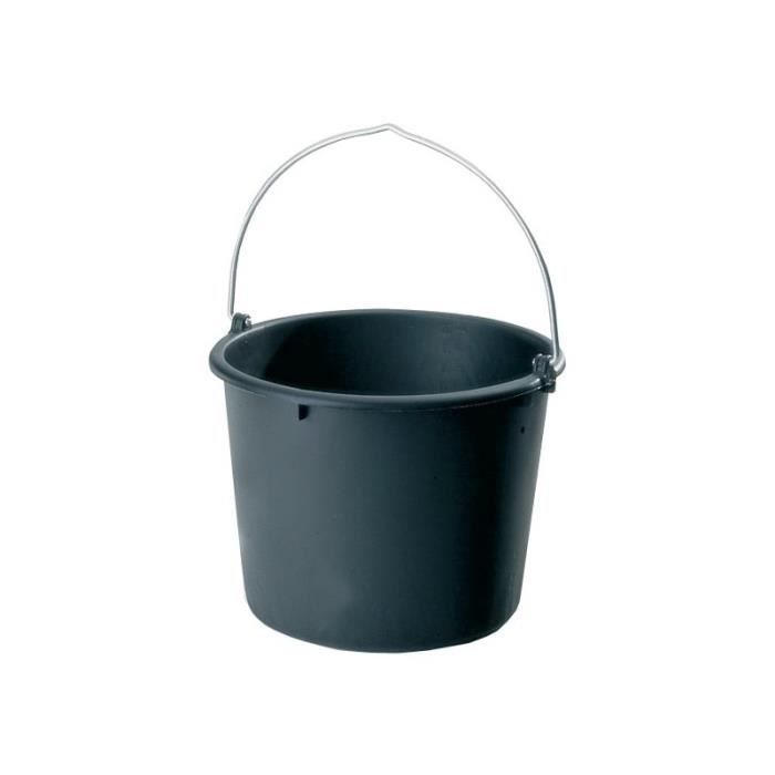 Sceau Polyethylen Noir10 L Cdiscount Bricolage