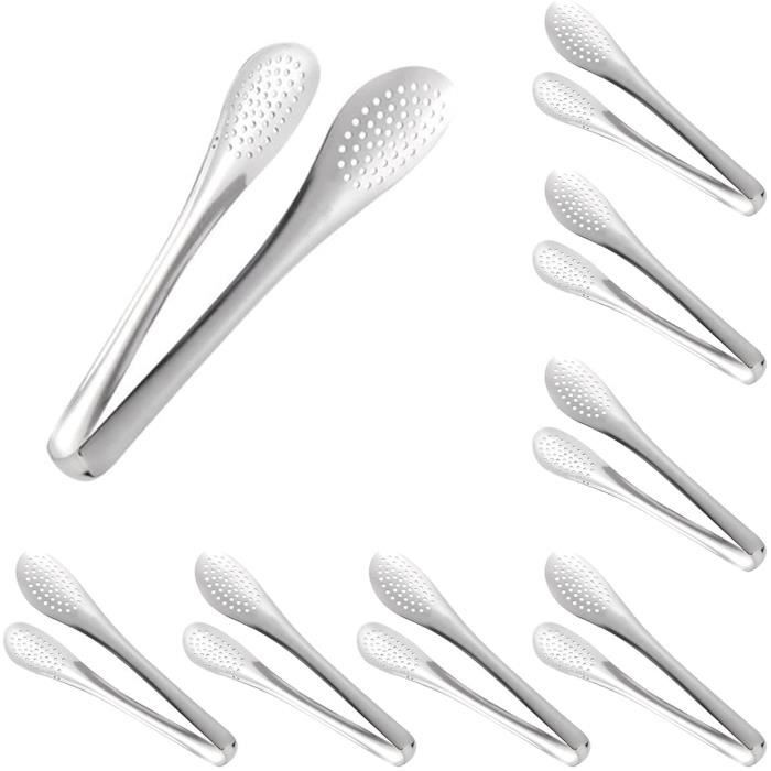 Lot De 5 Pinces De Cuisine En Acier Inoxydable – 2 Pour Arêtes De Poisson & 3 Pour Préparation | Professionnel