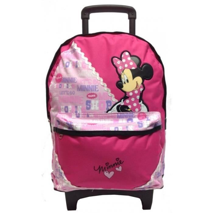 cartable a roulette minnie