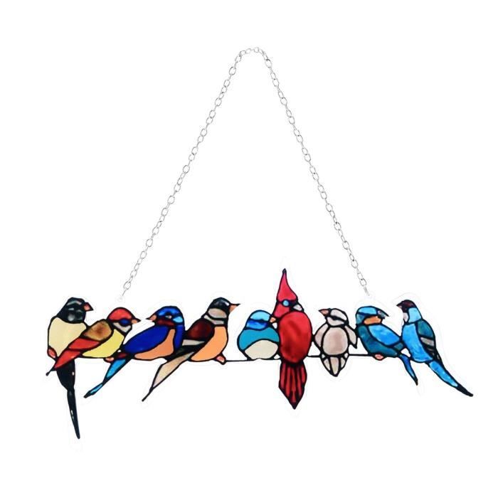 Attrape-soleil En Verre Teinté à Suspendre à Une Fenêtre