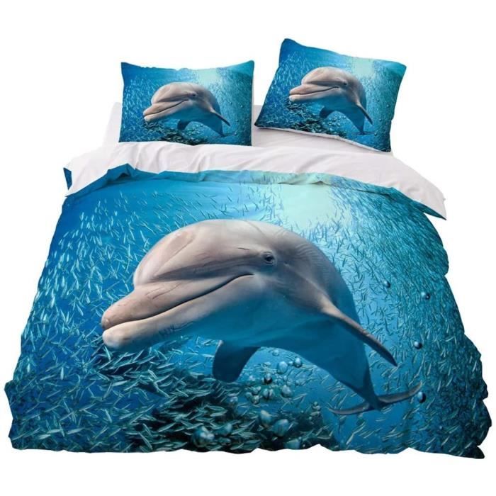 Housse De Couette Honu Tortue Hawaïenne Parure De Lit Ensemble De Lit