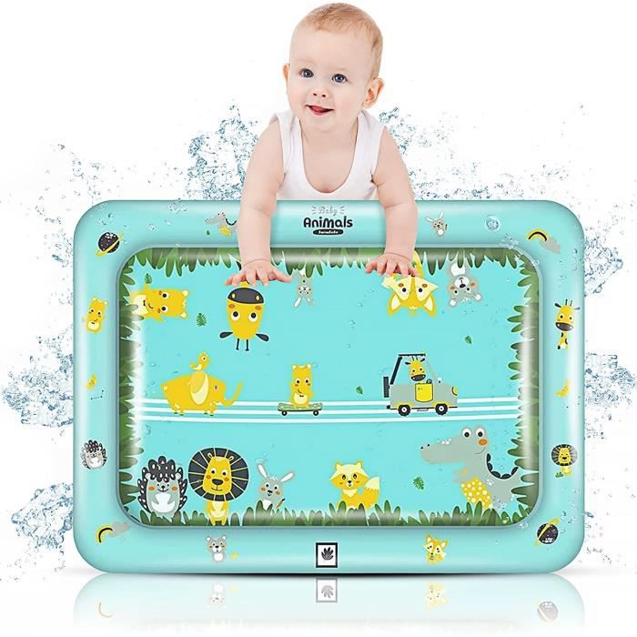 DUO Tapis D'eau Pour Bébé Coussin D'eau Gonflable Pliable Pour Bébé De 1 à 3 Ans Nouveau-né