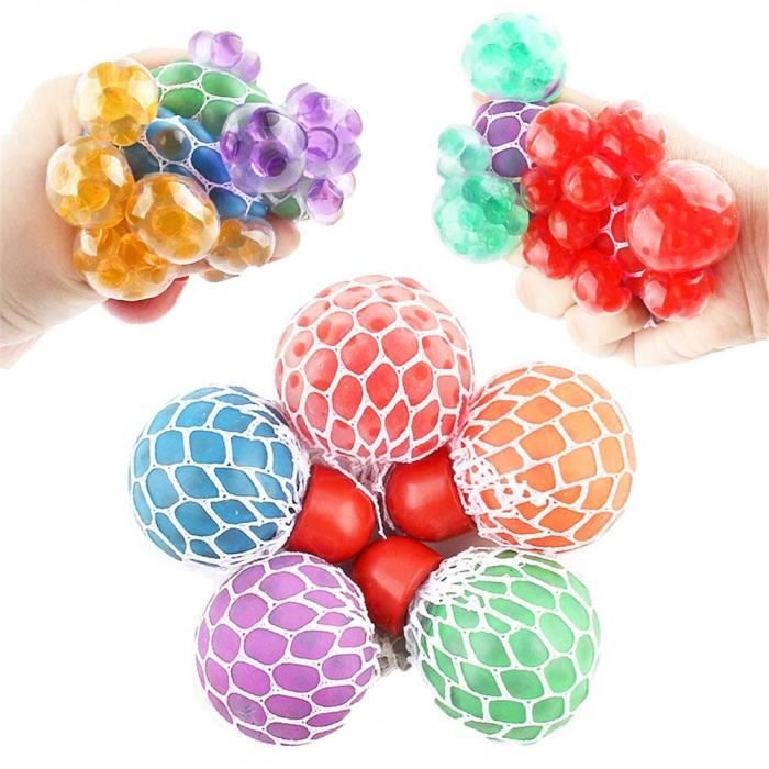 Boules en maille, balle de raisin anti- stress sensorielle pour lanxiété et  lautisme, pression jouets de décompression pour a[A206] - Cdiscount Jeux -  Jouets