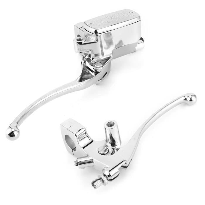 FUANA Levier De Frein Hydraulique à 2 Broches – Pour Vélo électrique, Moto, Scooter, Diamètre 22 Mm, Gauche Et Droit