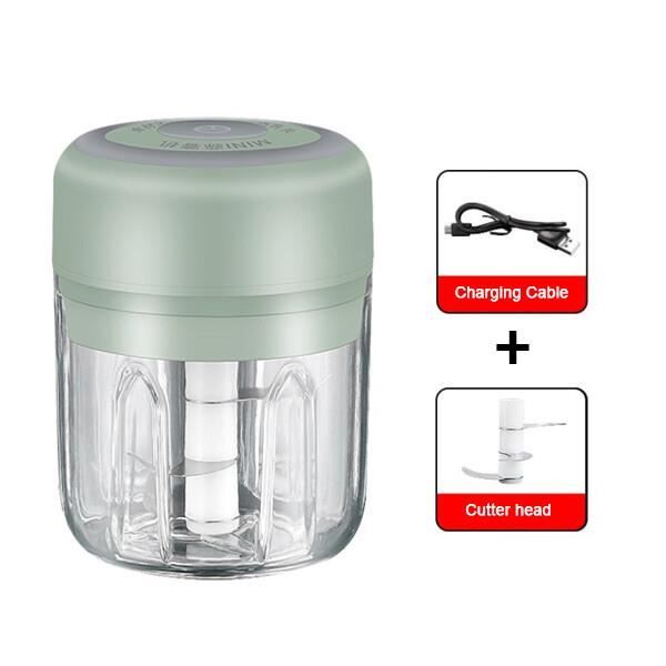 Hachoir à Ail Électrique USB - Mini Broyeur Alimentaire Pour Ail, Oignon, Gingembre - 45W Rechargeable