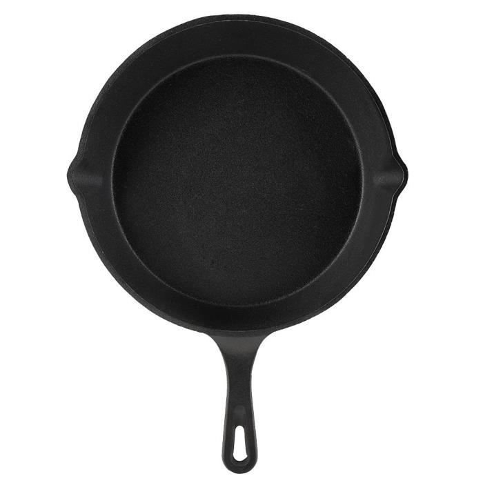 Poêle En Fonte Salter Chester 26 Cm - Compatible Induction Et Four (240°C) - Sans PFAS - Pour Griller, Frire, Aller Au Four - Garantie à Vie