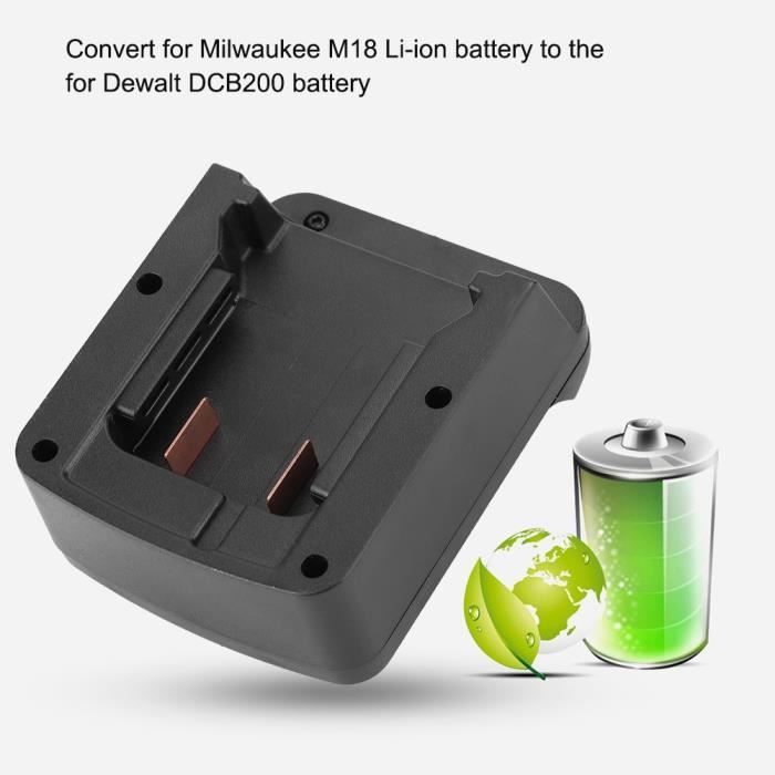 ION Adaptateur Batterie Convertisseur Batterie Pour Batterie Li-Ion Milwaukee M18 
