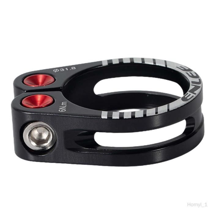 Potence Haute (tige) Velo Orange 31.8mm - Noir Et Argent - Pour Vélo De Voyage