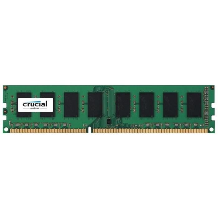 Achat Memoire PC CRUCIAL Mémoire PC - DDR3L - 16GB - 1600 pas cher