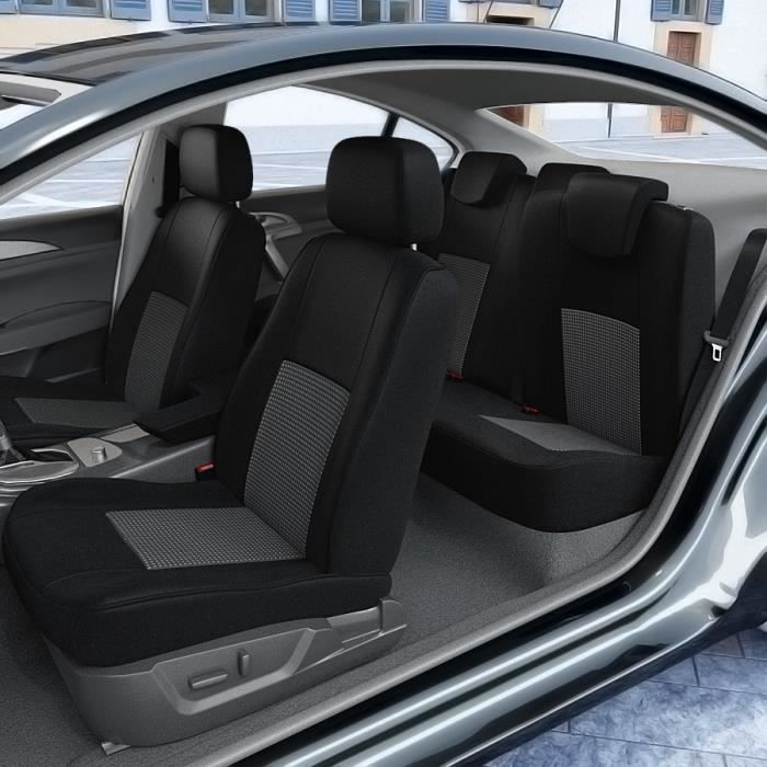 Toyota Auris 2x Front velour p3-105 voiture Sitzbezüge Housses De Protection Housse De Siège