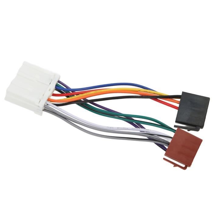 Adaptateur Faisceau Autoradio ISO 16 Broches - Mâle Vers Femelle, Plug & Play Pour Volkswagen
