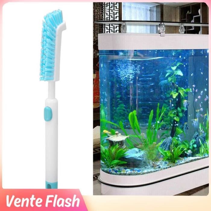Comparer les prix de Dioche Brosse de nettoyage pour aquarium Brosse de Nettoyage d'aquarium, Brosse d'aquarium Rétractable de animalerie eclairage