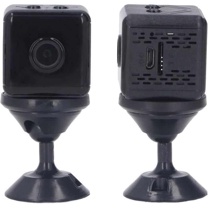 GOMETY Mini Caméra Surveillance Portable WiFi 1080p - Caméra Rotative 180° Intérieur Extérieur