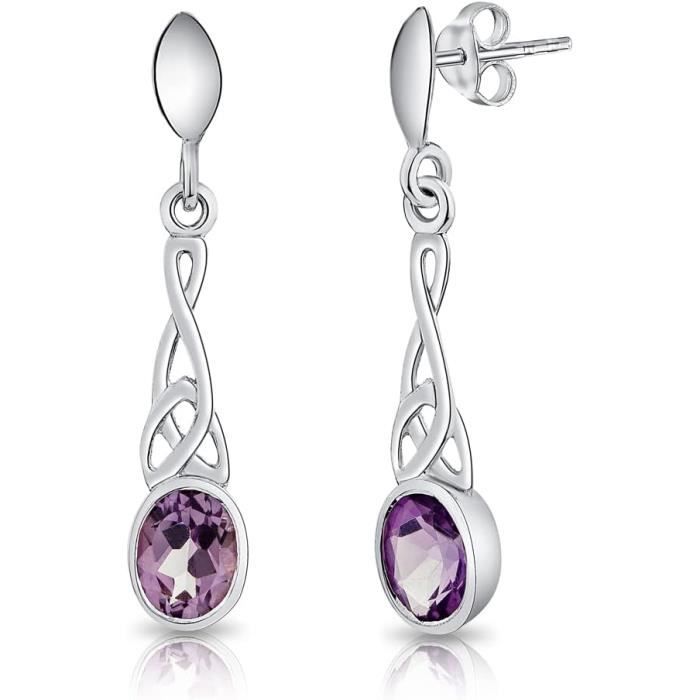 Boucles D'Oreilles Pendantes En Argent 925 Pour Femme - Neuves Avec Étiquettes