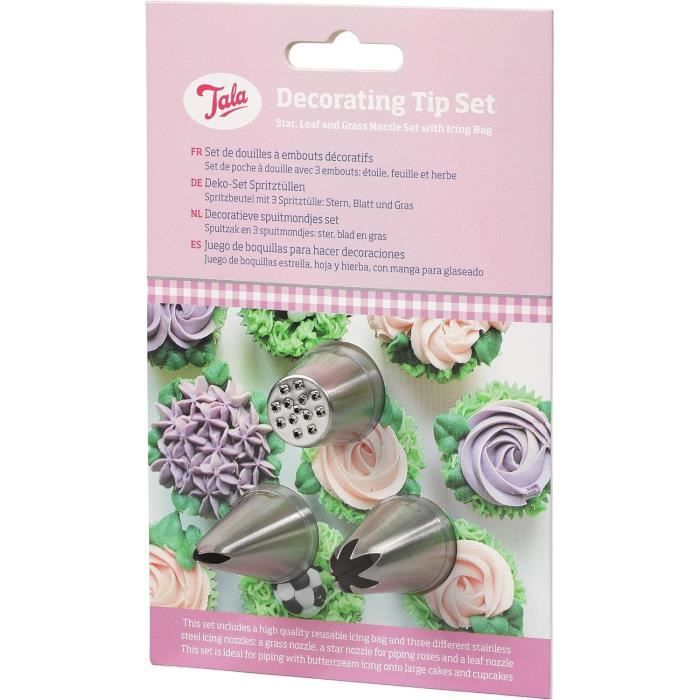 Kit De Poche à Douille Professionnel 11 Pièces | Poches Réutilisables + Douilles Inox | Pour Décoration Gâteaux, Cupcakes, Pâtisseries - 4