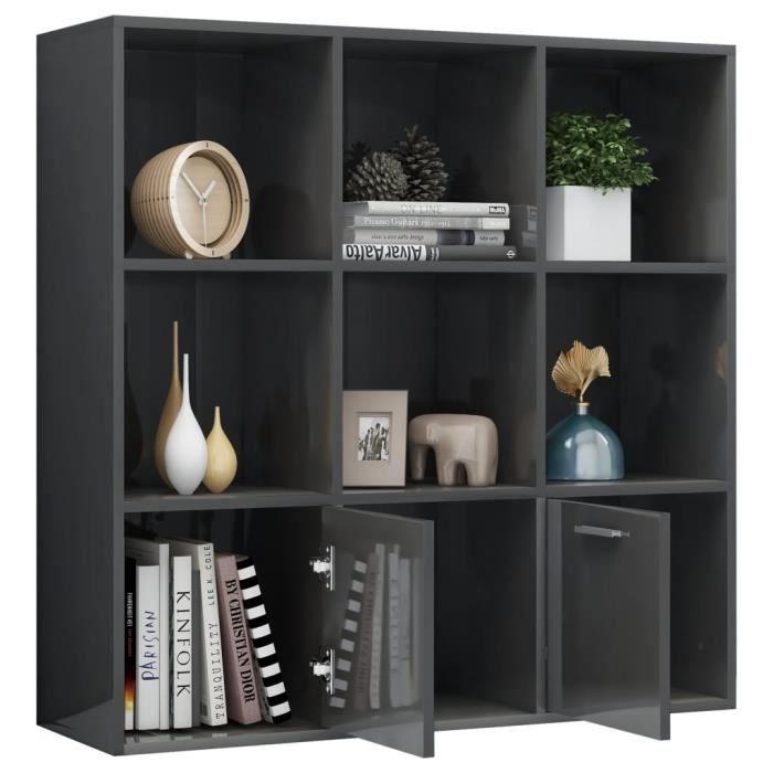 Libreria 3 livelli Sonoma grigio 40x24x109 cm | Leroy Merlin