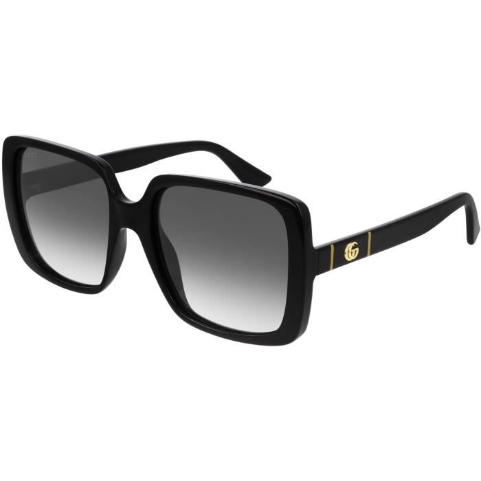 Gucci GG0632S 56/20/145 BLACK/GREY SHADED injecté femme GG0632S