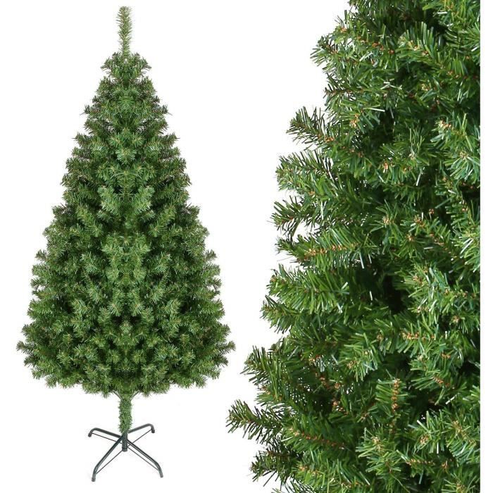 SALCAR Sapin De Noël Artificiel Lumineux 210cm, Arbre De Noel Avec