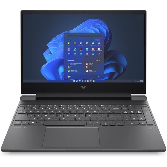Ordinateur portable HP Victus Gaming 15-fa1010sf 15.6 pouces Intel Core i5-12450H 16 Go 512 Go SSD NVIDIA GeForce RTX 2050 Window